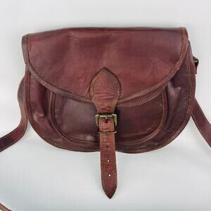 M&H Genuine Leather Shoulder Bag - Read Description